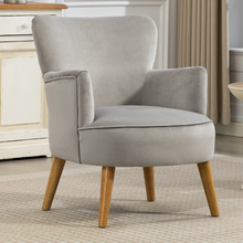 Caspian Velvet Accent Chair